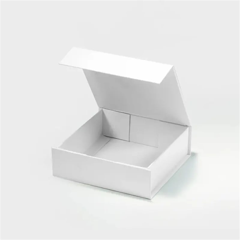 Magnetic Gift Box 120x120x40mm White - 50/Pack - dimensions