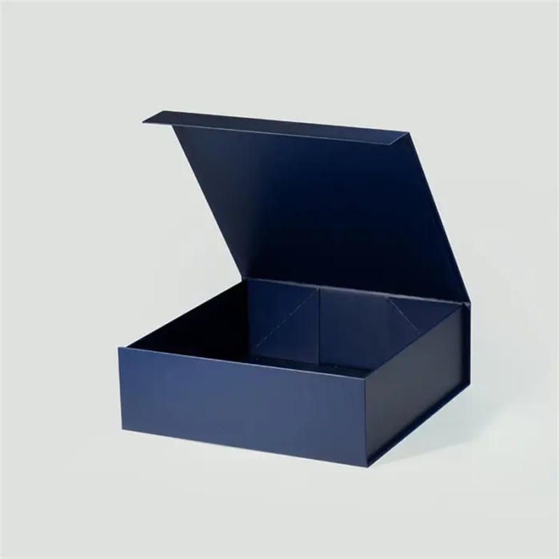 Magnetic Gift Box 235x235x80mm Navy Blue - 25/Pack - dimensions