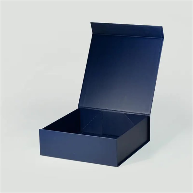 Magnetic Gift Box 235x235x80mm Navy Blue - 25/Pack - dimensions