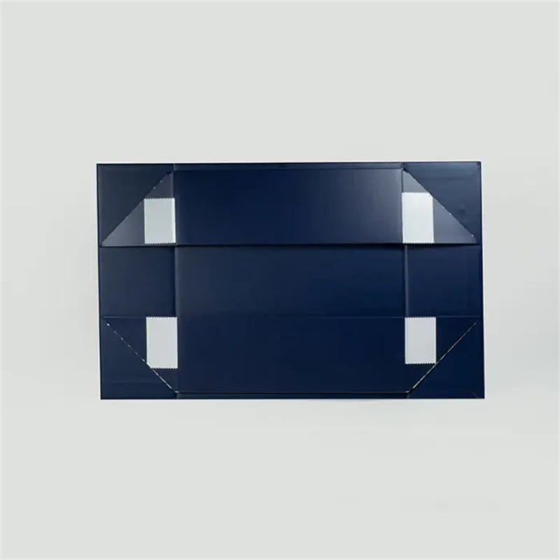 Magnetic Gift Box 235x235x80mm Navy Blue - 25/Pack - dimensions