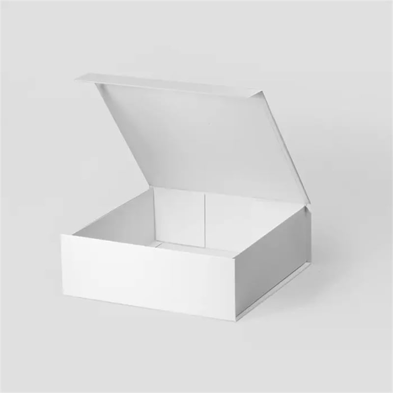 Magnetic Gift Box 235x235x80mm White - 25/Pack - dimensions