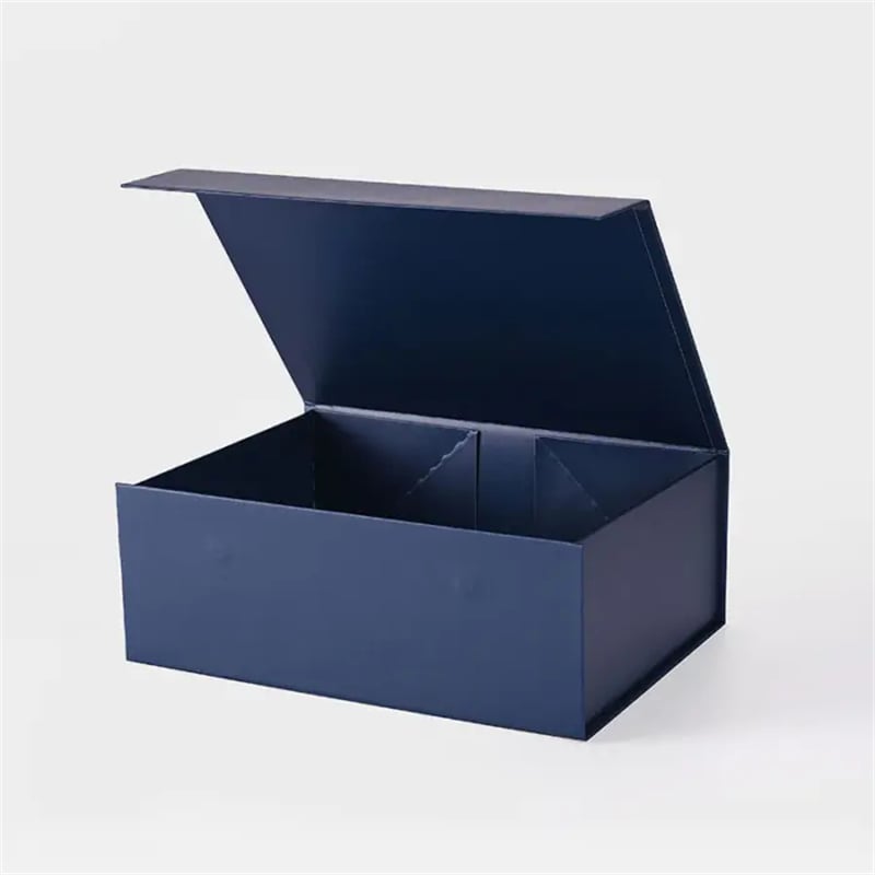 Magnetic Gift Box 330x255x115mm Navy Blue - 25/Pack - dimensions