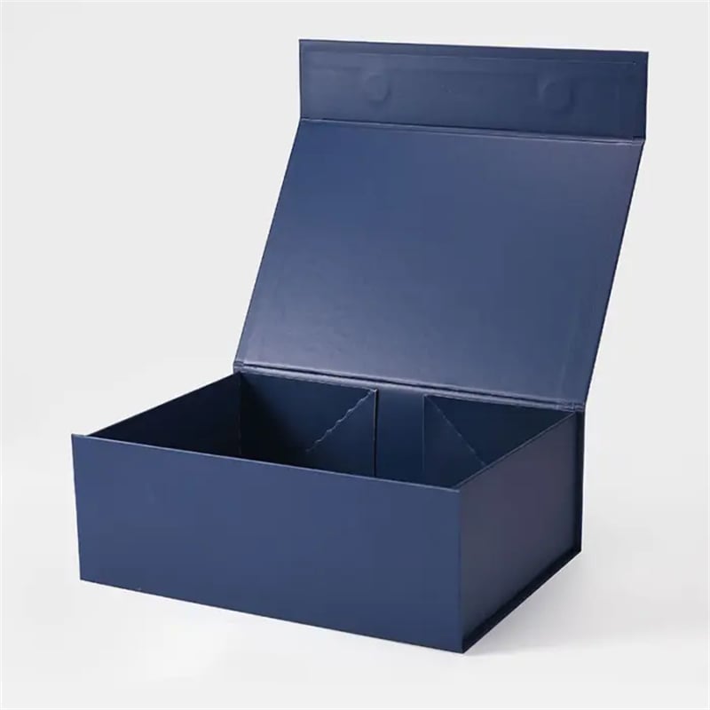 Magnetic Gift Box 330x255x115mm Navy Blue - 25/Pack - dimensions