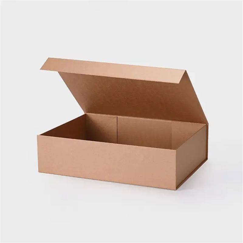 Magnetic Gift Box 440x320x120mm Brown - 12/Pack - dimensions