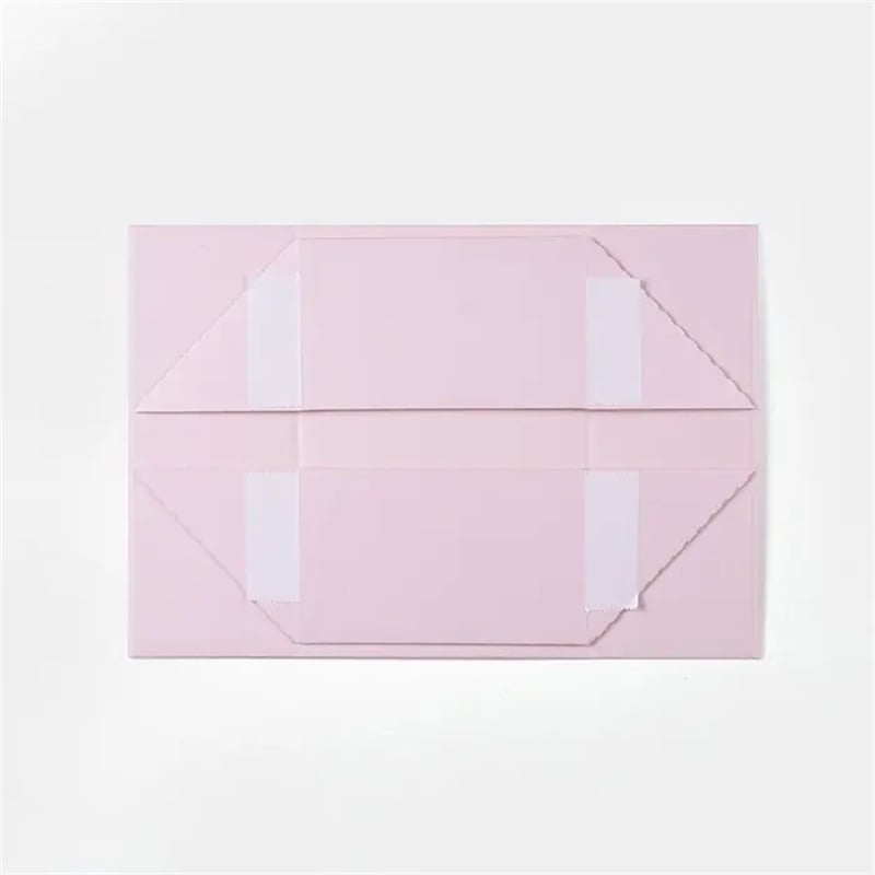 Magnetic Gift Box with Ribbon 235x170x100mm Pink - 25/Pack - dimensions