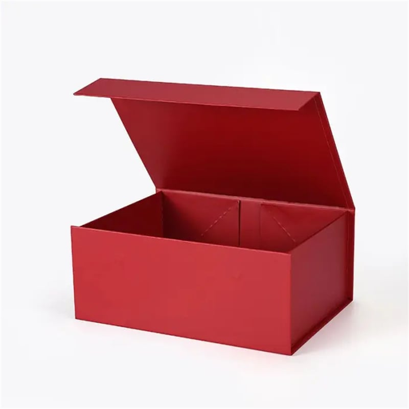 Magnetic Gift Box with Ribbon 235x170x100mm Red - 25/Pack - dimensions