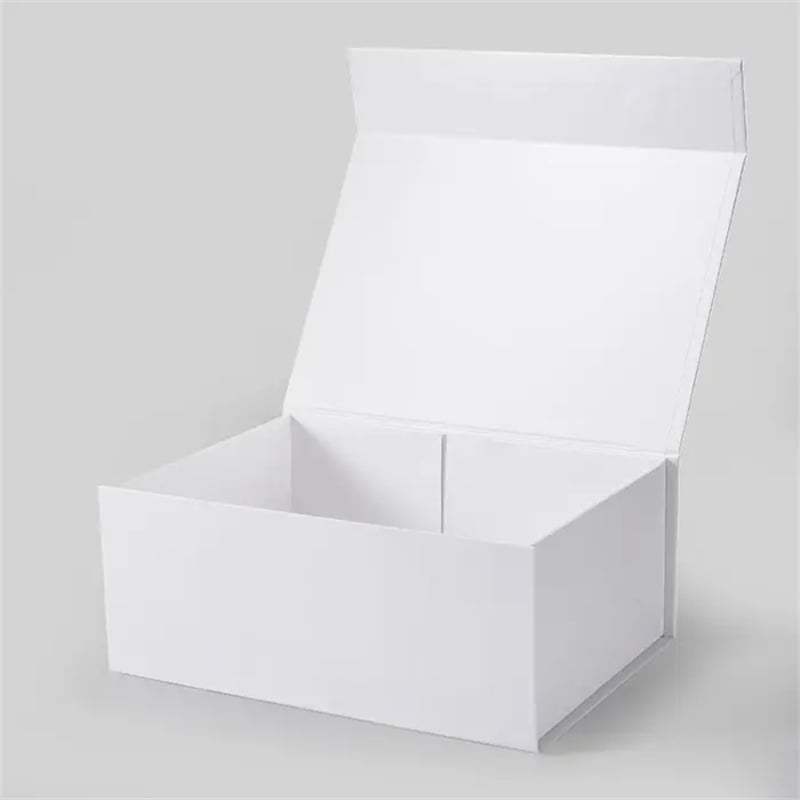 Magnetic Gift Box with Ribbon 235x170x100mm White - 25/Pack - dimensions