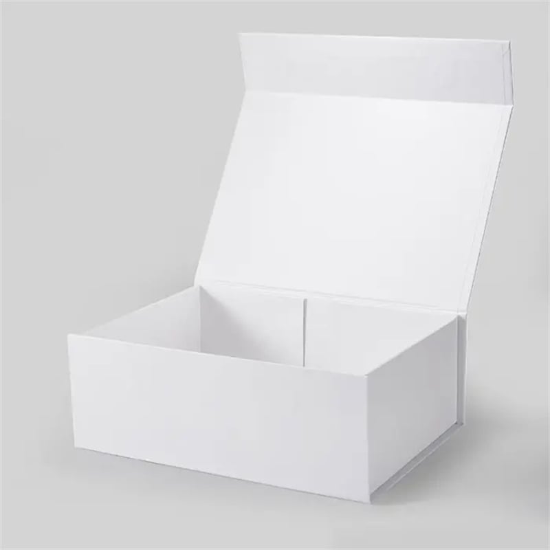 Magnetic Gift Box with Ribbon 330x255x115mm White - 25/Pack - dimensions