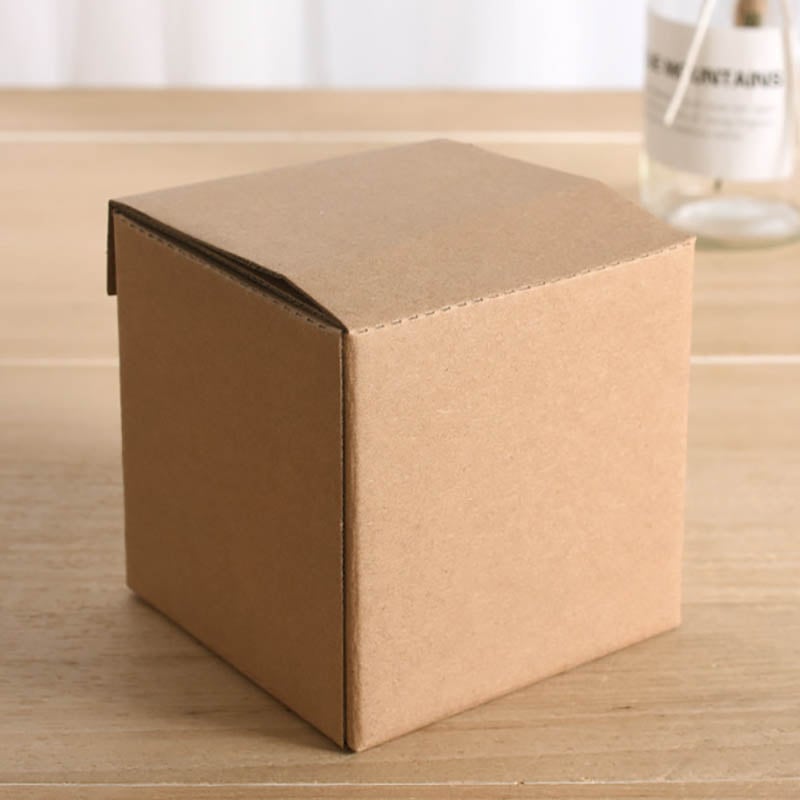 Candle Packing Boxes with Buckle Rope 100x100x130mm - 50/Pack - dimensions