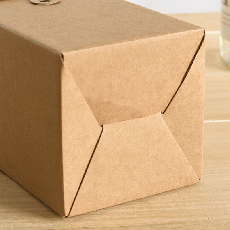 Candle Packing Boxes with Buckle Rope 80x80x210mm - 50/Pack - dimensions