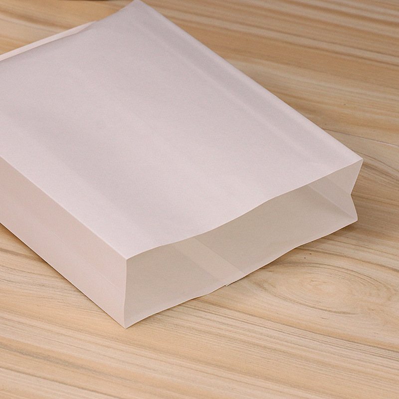 Greaseproof Paper Bags Flat Bottom 150x300mm White - 600/Pack - dimensions