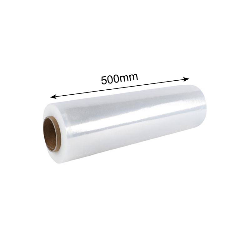 Cellophane Film Wrap Roll 500mmx400M Clear - dimensions