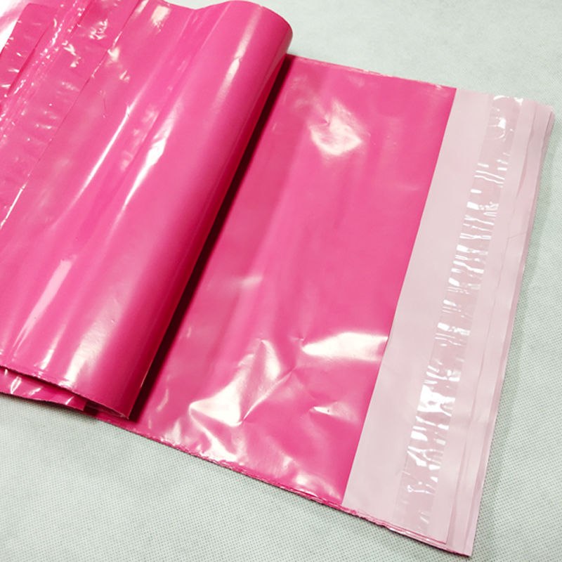 Large Mail Bags 450x550mm Pink - 100/Pack - dimensions