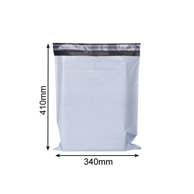 Medium Mailing Satchels 340x410mm - 100/Pack - dimensions