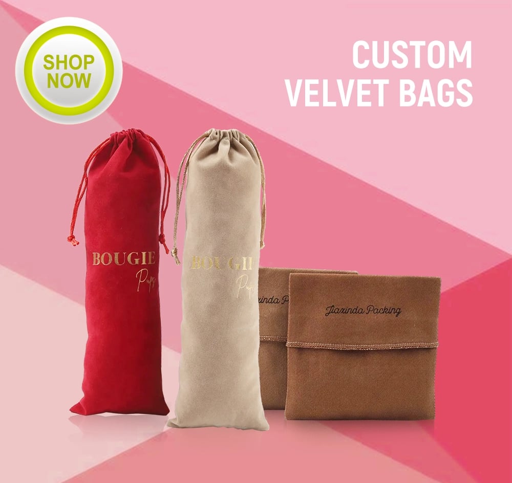 Custom velvet bags