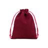 Velvet Drawstring Bags 200x250mm Burgundy - 50/Pack