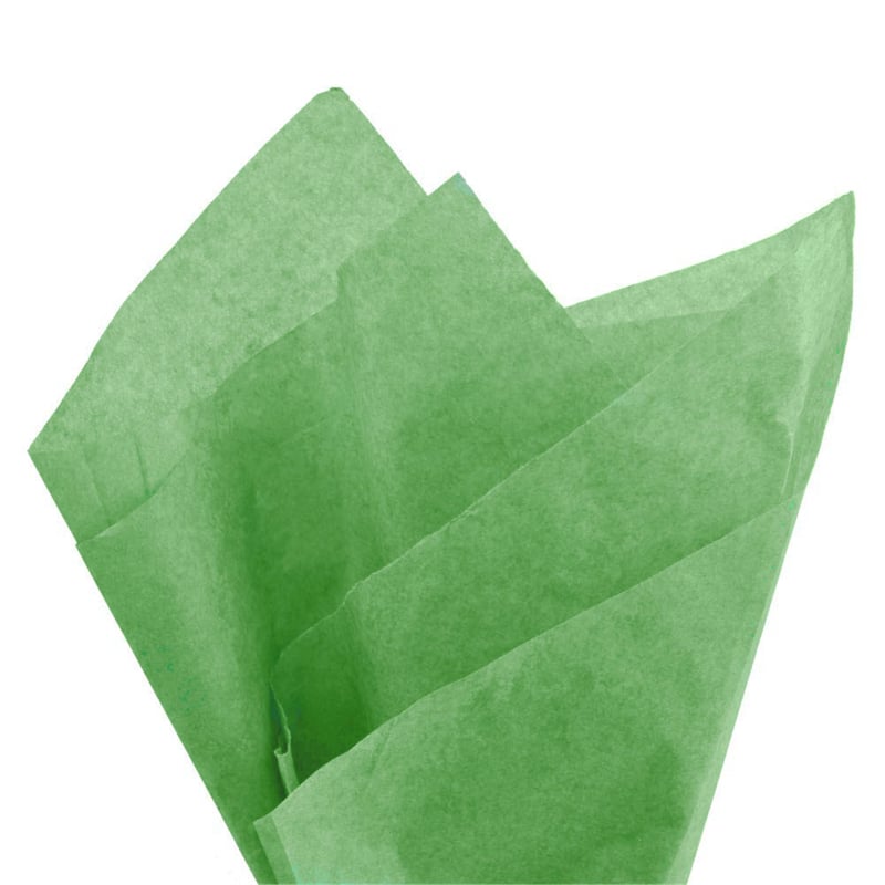 Tissue Paper 750x500mm Lime - 480 Sheets - dimensions