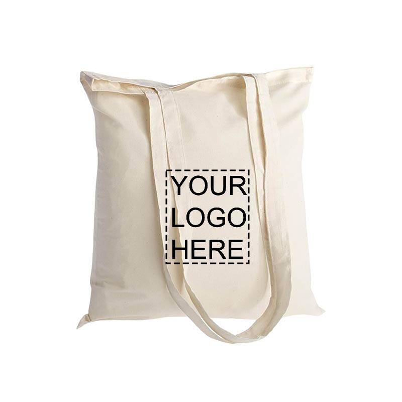 Custom Printed Calico Bags with Two Long Handles 380x420mm - MOQ 100 - dimensions