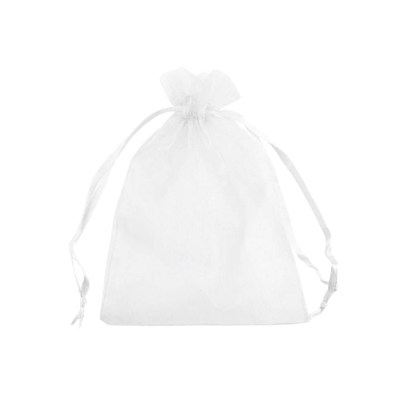 White Organza Bags - 100/Pack