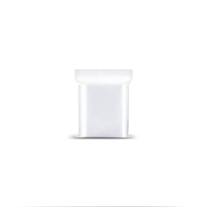 Zip Seal Lock Plastic Bags 50x70mm Clear - 1000/Pack - dimensions