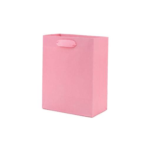 Matt Laminated Paper Bags 280x150x350mm Pink - 50/Pack