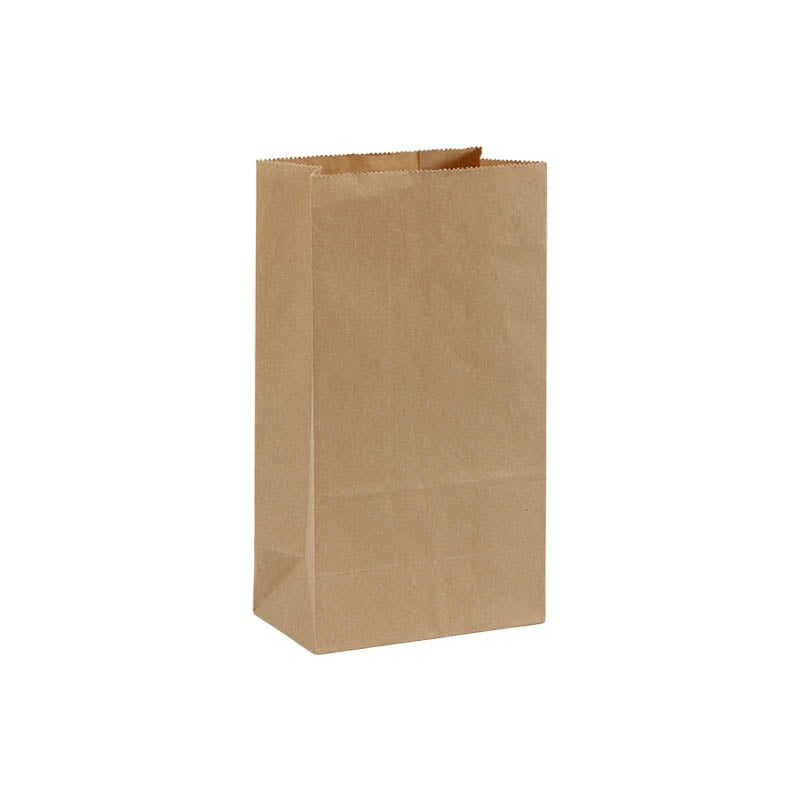 Greaseproof Paper Bags Square Bottom 120x215mm Brown - 300/Pack