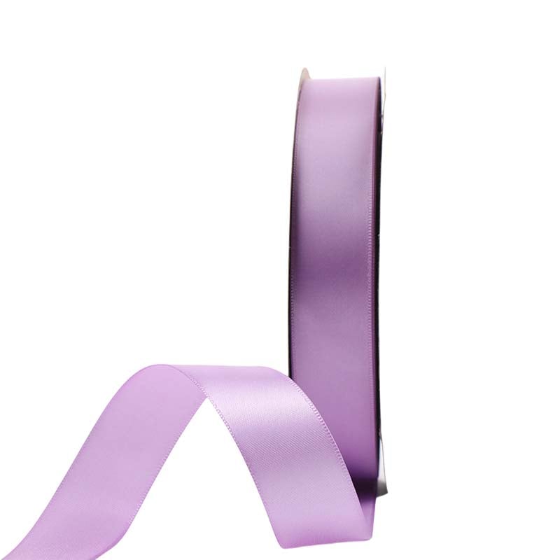 Double Faced Satin Ribbon Roll 20mmx91M Light Purple