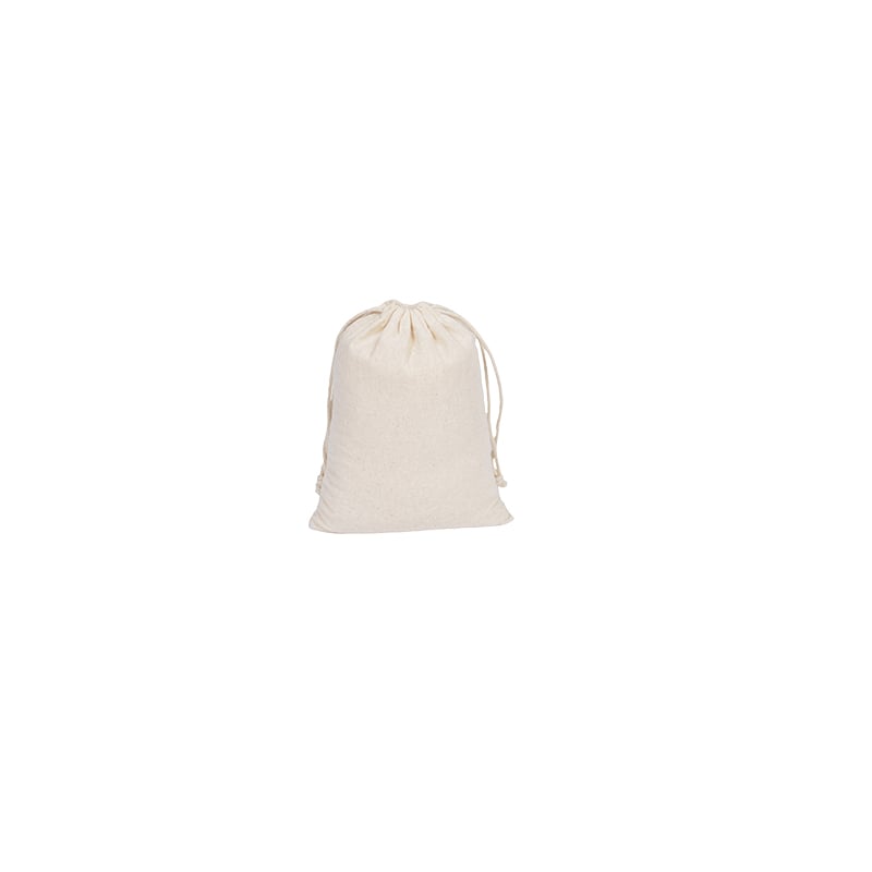 Mini Calico Drawstring Bags 80x100mm - 50/Pack