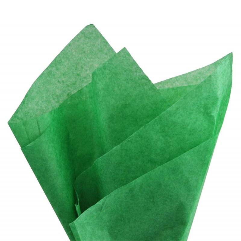 Tissue Paper 750x500mm Green - 480 Sheets - dimensions