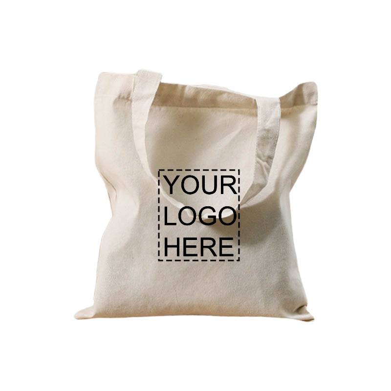 Custom Printed Calico Bags with Two Short Handles 380x420mm - MOQ 100