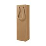 Paper Wine Bags Single Bottle 95x350mm Brown - 50/Pack