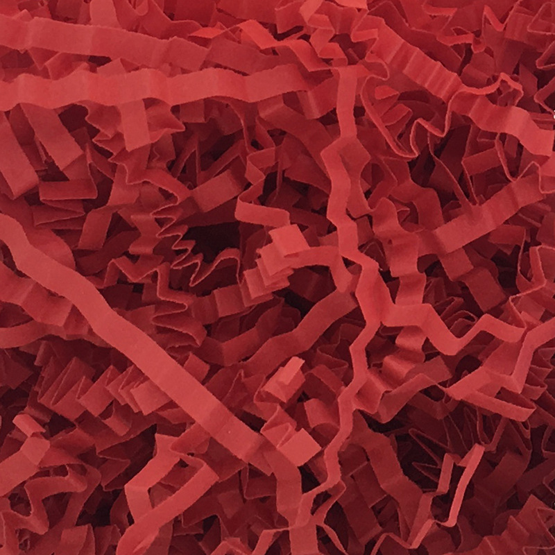 Crinkle Shredded Paper Filler Red 1kg