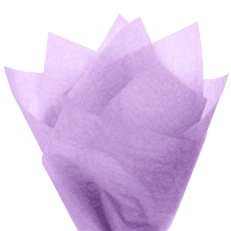 Tissue Paper 750x500mm Lilac - 480 Sheets - dimensions