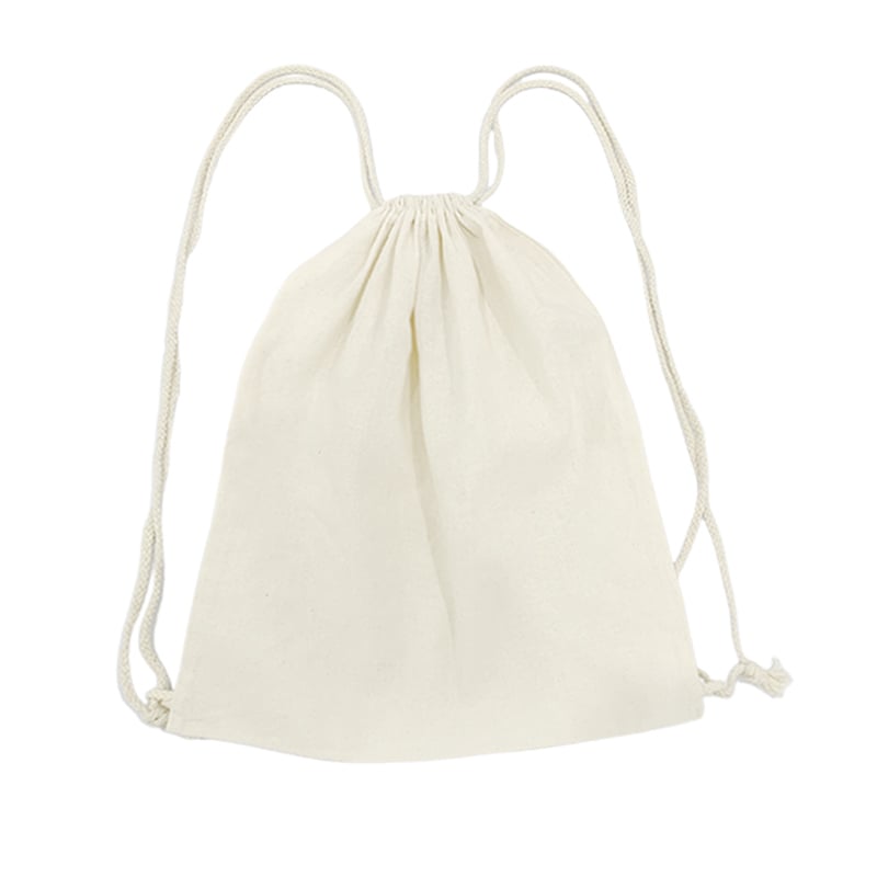 BackPack Calico Drawstring Bags 350x410mm - 50/Pack