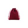 Velvet Drawstring Bags 100x120mm Burgundy - 50/Pack