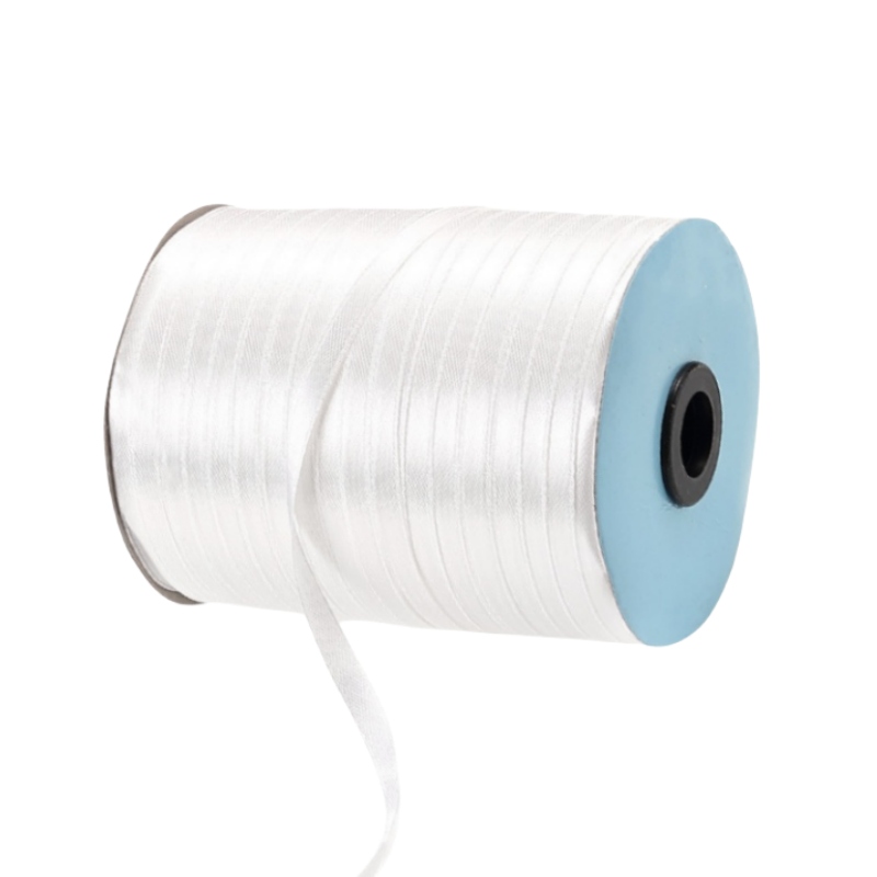 Single Faced Satin Ribbon Roll 6mmx530M Off White