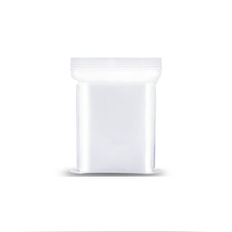 Reclosable Zip Poly Bags 150x200mm Clear - 1000/Pack - dimensions