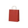 Small Paper Bags Twisted Handles 210x270mm Red - 50/Pack