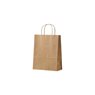 Mini Paper Bags Twisted Handles 150x210mm Brown - 50/Pack