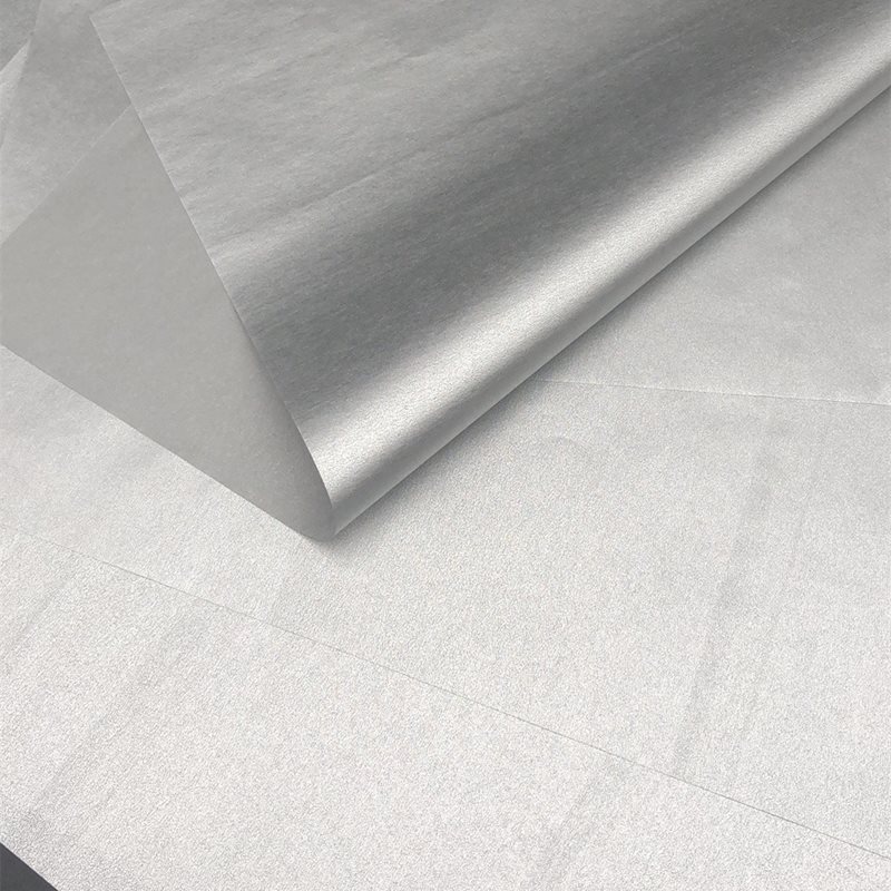 Tissue Paper 750x500mm Metallic Silver - 240 Sheets