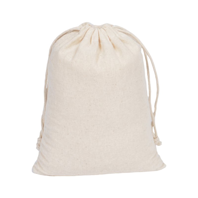 Large Calico Drawstring Bags 500x600mm - 50/Pack - dimensions