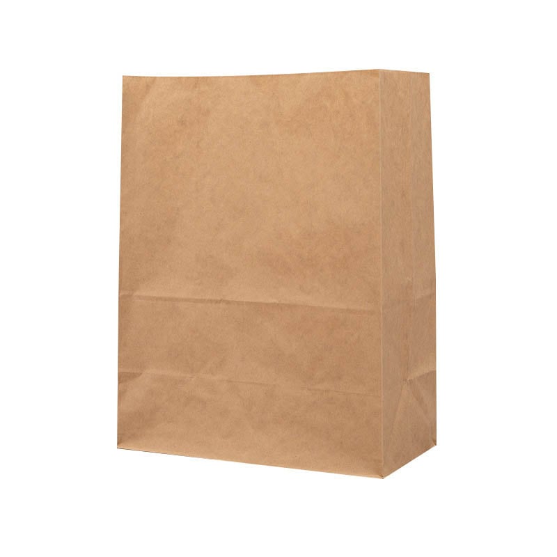 Paper Grocery Bags No Handles 330x150x420mm Brown - 100/Pack - dimensions