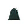 Velvet Drawstring Bags 100x120mm Dark Green - 50/Pack