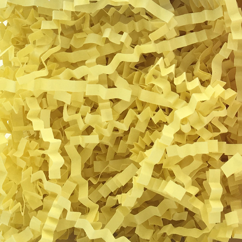 Crinkle Shredded Paper Filler Yellow 1kg - dimensions