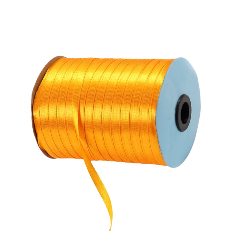 Single Faced Satin Ribbon Roll 6mmx530M Orange - dimensions