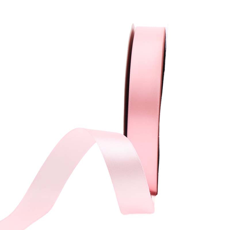 Double Faced Satin Ribbon Roll 20mmx91M Pink