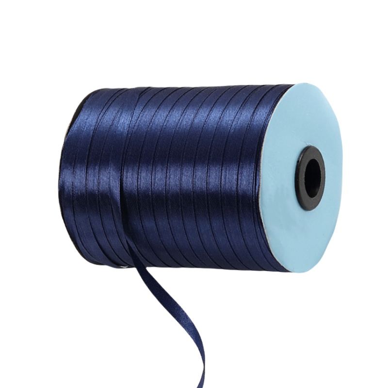 Single Faced Satin Ribbon Roll 6mmx530M Dark Blue - dimensions