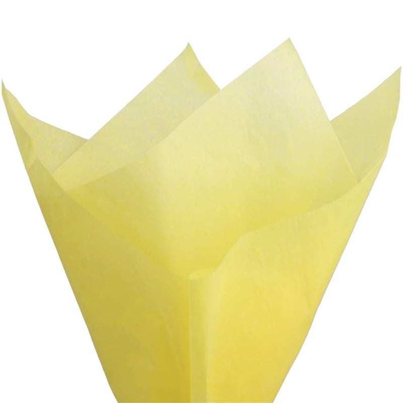 Tissue Paper 750x500mm Light Yellow - 480 Sheets