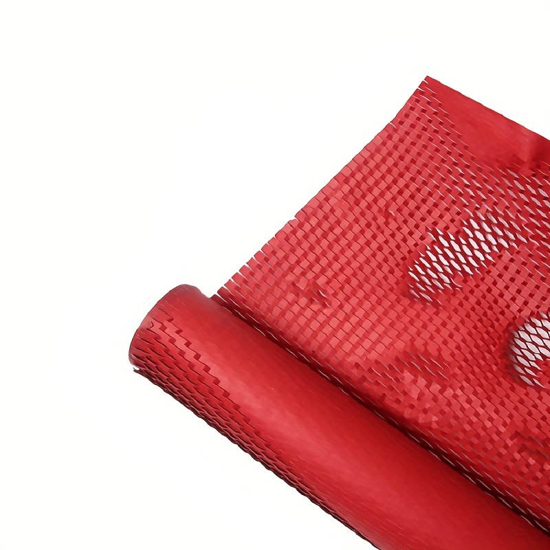 Honeycomb Wrapping Paper Roll Red 500mmx100M - dimensions