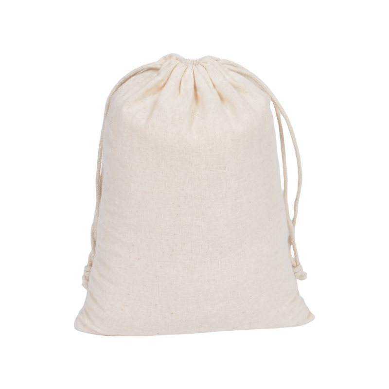 Large Calico Drawstring Bags 400x500mm - 50/Pack - dimensions